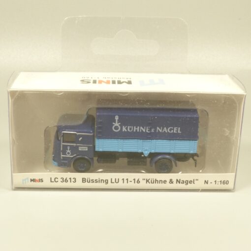 Lemke Minis 1:160 LC3613 Büssing LU 11-16 LKW Kühne & Nagel in OVP EX6184 – Bild 4