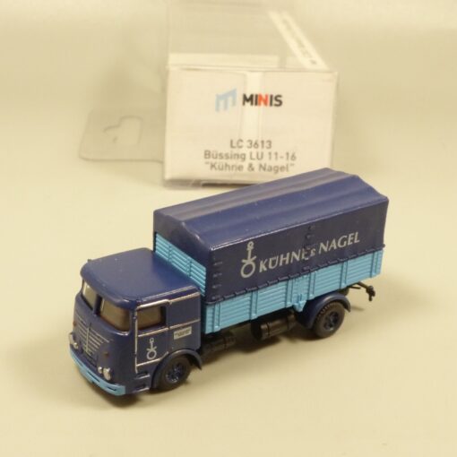 Lemke Minis 1:160 LC3613 Büssing LU 11-16 LKW Kühne & Nagel in OVP EX6184