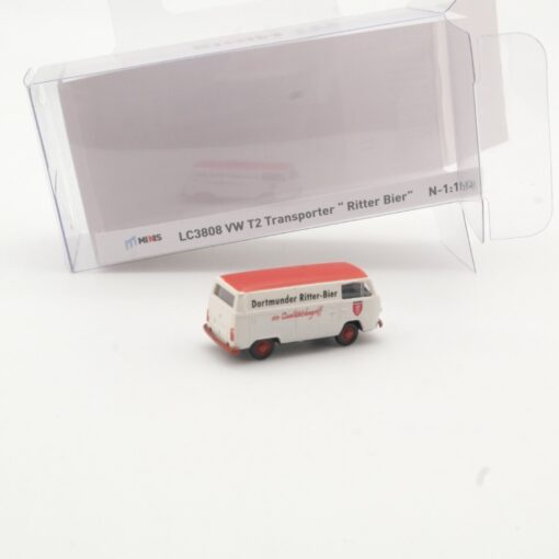 Lemke Minis 1:160 LC3808 VW T2 Transporter Ritter Bier neuwertig in OVP QR5918 – Bild 3