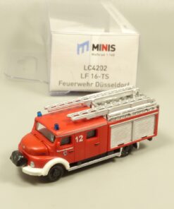 Lemke Minis 1:160 LC4202 MB LF 16-TS Feuerwehr Düsseldorf in OVP EX6185
