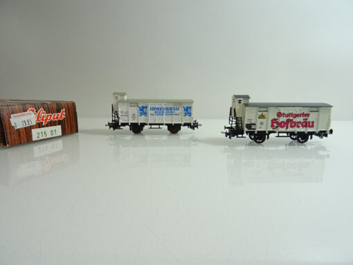 Liliput H0 215 01 Bierwagen Set Löwenbräu & Stuttg. Hofbräu der DB in OVP AR7768