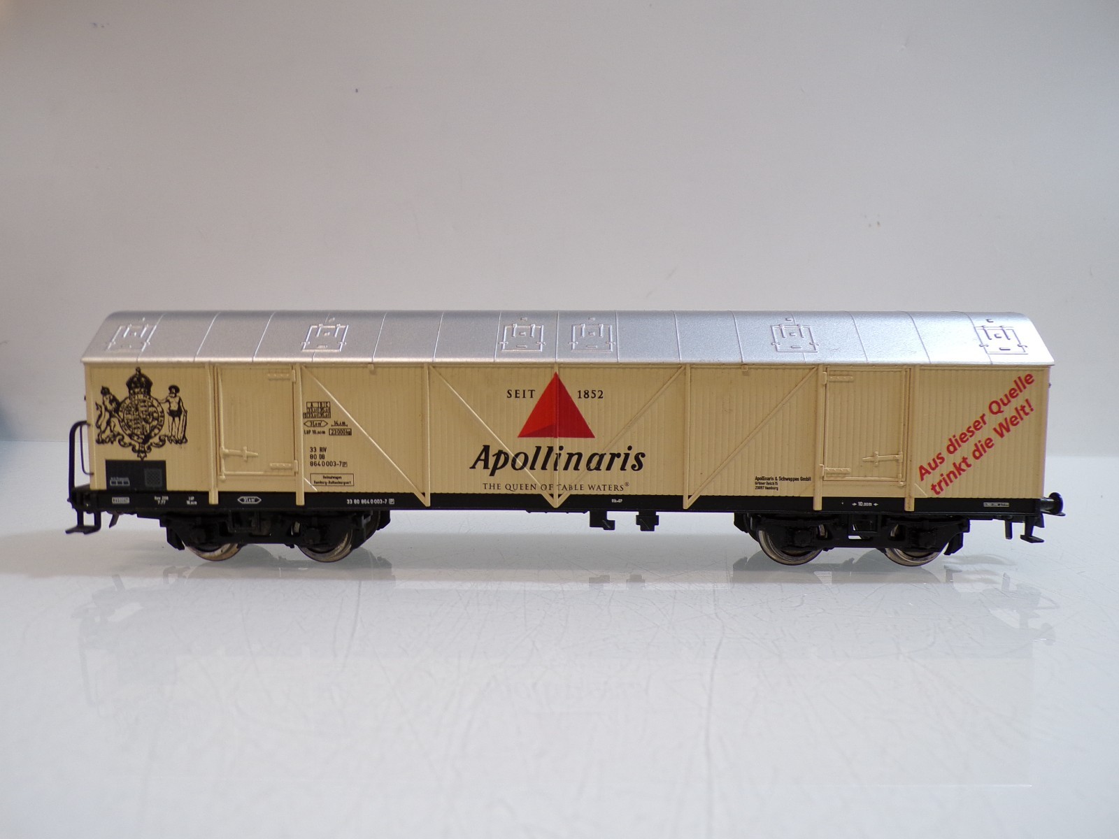 Liliput H0 241380 AC Kühlwagen Apollinaris der DB in OVP für Märklin BH1889 – Bild 3