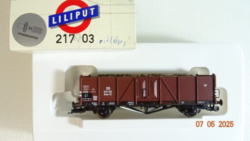 Liliput H0 L21703 Hochbordwagen mit Ladung der DB in OVP PR7454