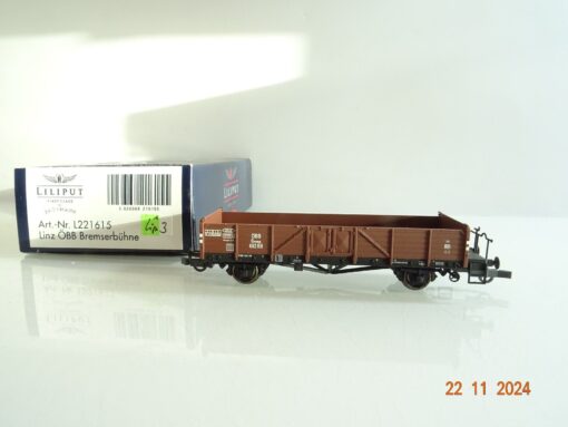 Liliput H0 L221615 Mittelbordwagen mit Bremserbühne der ÖBB in OVP PR4118