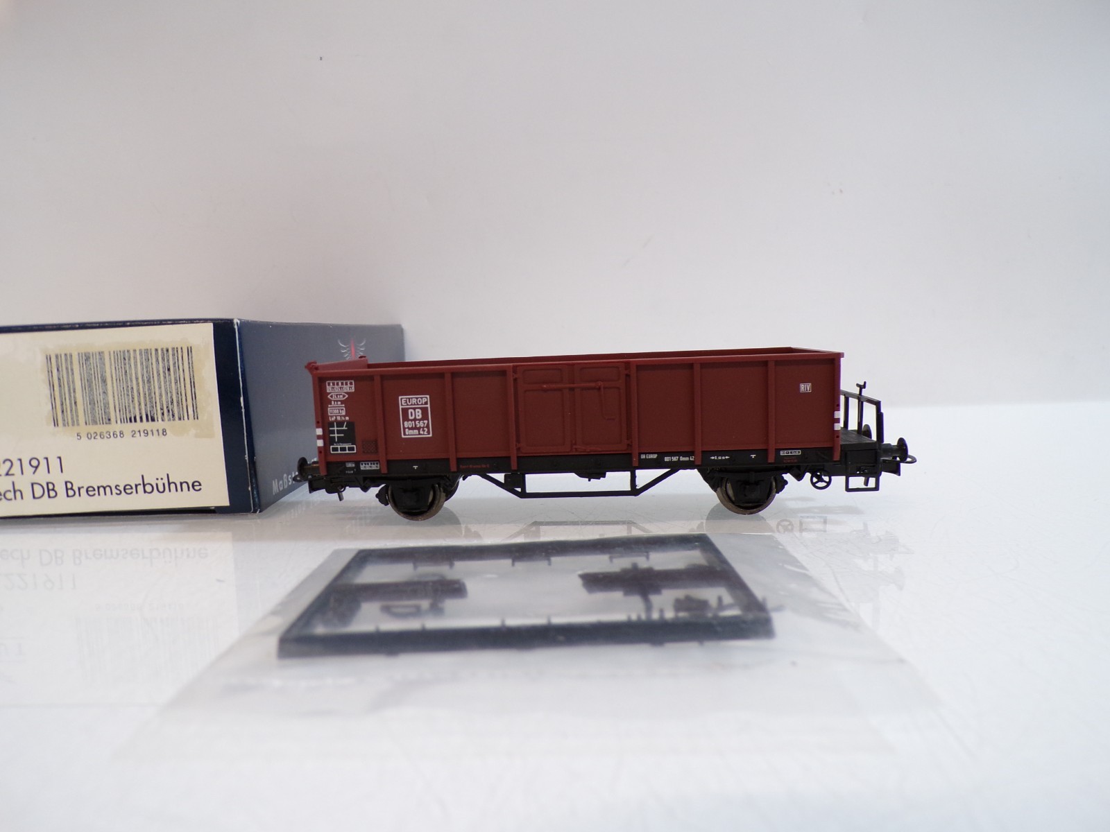 Liliput H0 L221911 offener Güterwagen Villach Bremserbühne der DB in OVP BH1775 – Bild 3