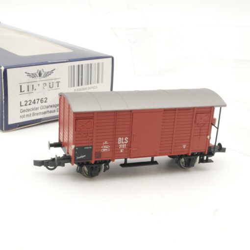 Liliput H0 L224762 gedeckter Güterwagen der BLS in OVP RR1364 – Bild 3