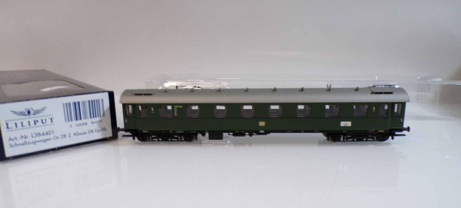 Liliput H0 L384401 AC Personenwagen 2.Kl. der DB in OVP für Märklin BH2048
