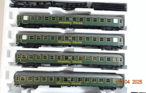 Lima H0  149798K Personenwagen-Set Hummel-Reise 4 tlg. der DB  in OVP PR7367 – Bild 3