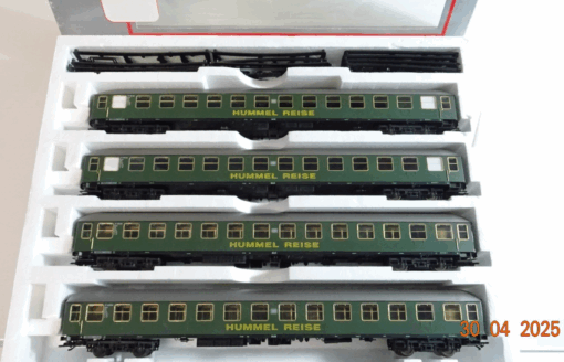 Lima H0  149798K Personenwagen-Set Hummel-Reise 4 tlg. der DB  in OVP PR7367