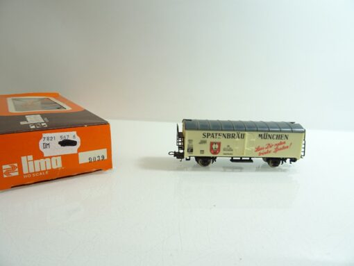 Lima H0 3111 gedeckter Güterwagen Spatenbräu München der DB in EVP TF715
