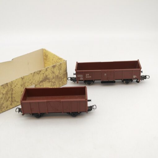Lima und Unbekannt H0 2 x offene Güterwagen in EVP RA1100