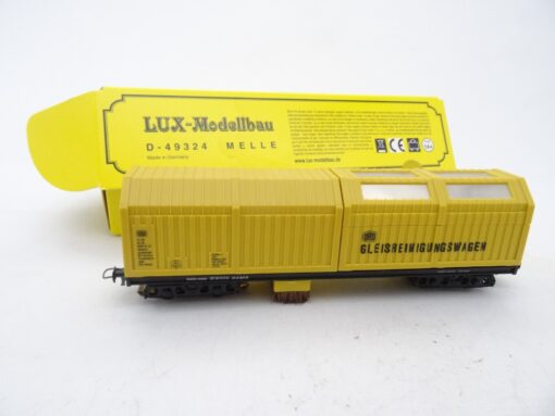 Lux-Modellbau H0 8830 Gleisstaubsaugerwagen mit Faulhaber-Motor in OVP RR1539