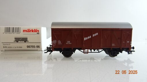 Märklin H0 00755-06 gedeckter Güterwagen Bananen der DB in OVP PR7941
