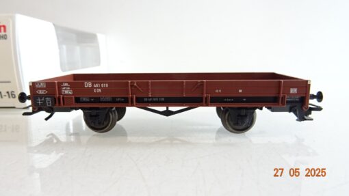Märklin H0 00761-16 Niederbordwagen ohne Lieferwagen der DB in OVP PR8077 – Bild 4