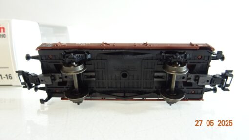 Märklin H0 00761-16 Niederbordwagen ohne Lieferwagen der DB in OVP PR8077 – Bild 5