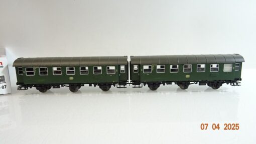 Märklin H0 00770-07 Umbauwagen Paar 2.Kl. der DB in OVP PR7024 – Bild 3