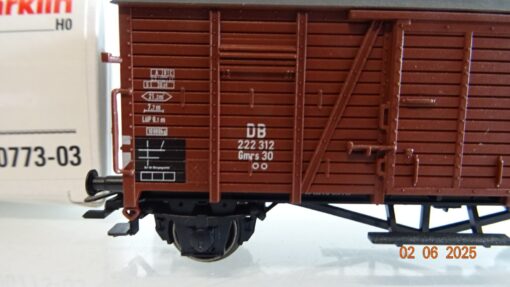 Märklin H0 00773-03 gedeckter Güterwagen der DB in OVP PR8118 – Bild 3