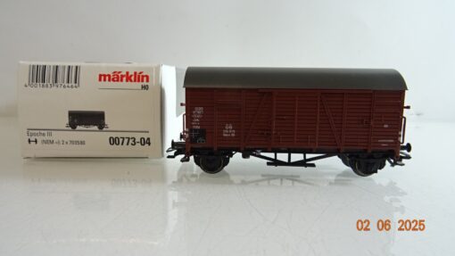 Märklin H0 00773-04 gedeckter Güterwagen der DB in OVP PR8114