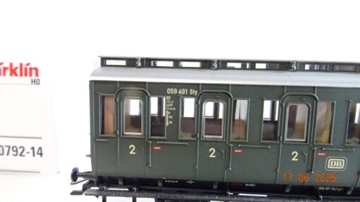 Märklin H0 00792-14 Abteilwagen 2. Kl. der DB in OVP PR8492 – Bild 4