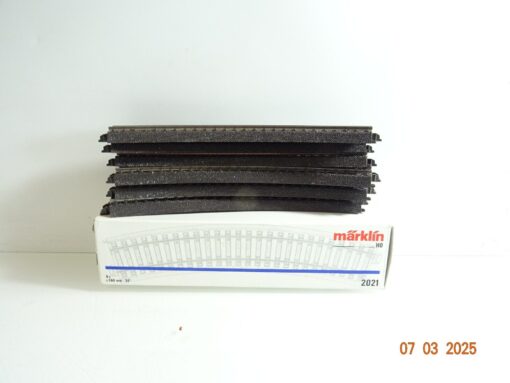 Märklin H0 2021 gebogenes Gleis 6x r360 mm siehe Foto in OVP CK6495