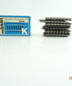 Märklin H0 2134 K-Gleis gebogen 10Stück siehe Foto in OVP CK6523