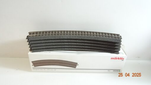 Märklin H0 24230 Gebogenes Gleis Radius 2=437,5 mm 30° 5 Stück in OVP CK7781