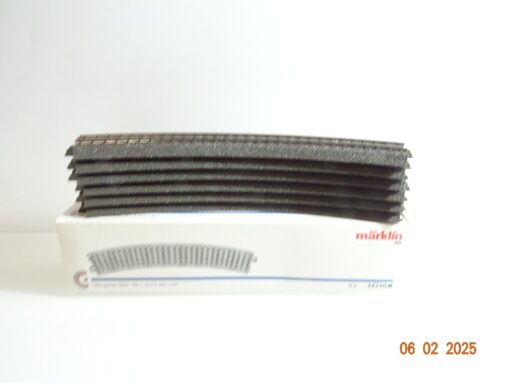 Märklin H0 24230 Gebogenes Gleis Radius 2=437,5 mm 30° 6 Stück in OVP CK5810