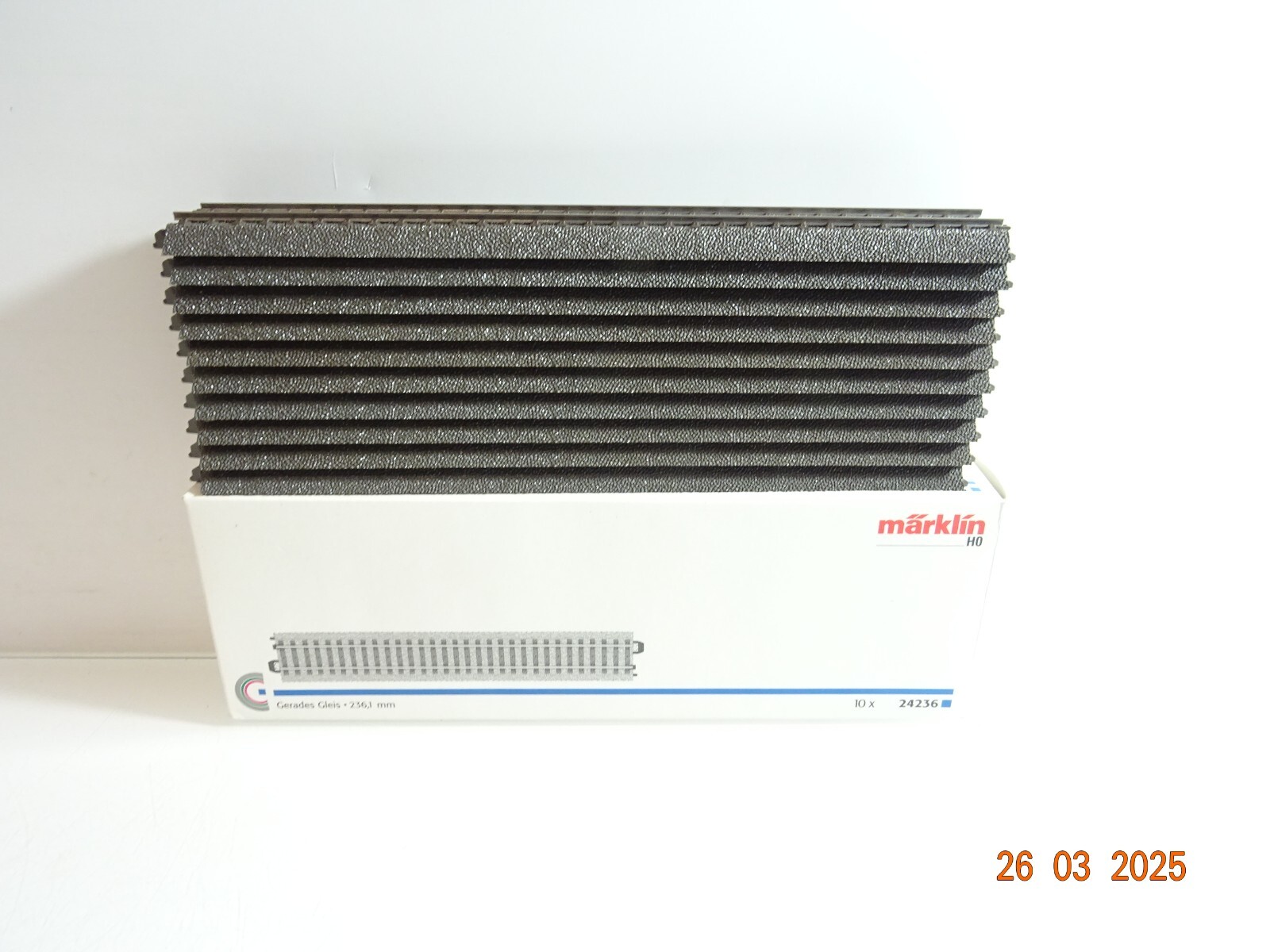 Märklin H0 24236 C-Gleis gerade 236,1 mm 10 Stück in OVP CK7024