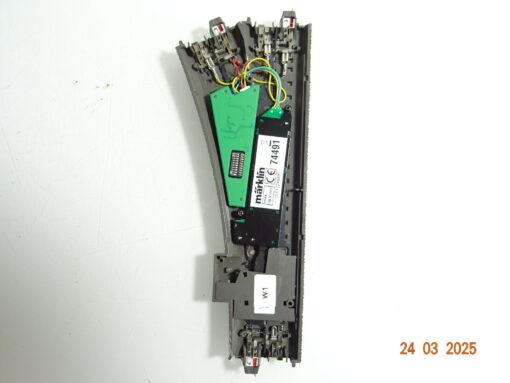 Märklin H0 24612 C Gleis Weiche rechts  Antrieb u. Decoder siehe Foto CK6914 o. – Bild 3