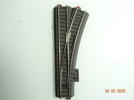 Märklin H0 24612 C Gleis Weiche rechts  Antrieb u. Decoder siehe Foto CK6914 o.
