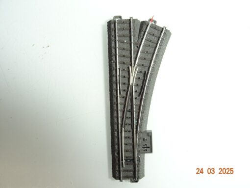 Märklin H0 24612 C Gleis Weiche rechts  Antrieb u. Decoder siehe Foto CK6915 o.
