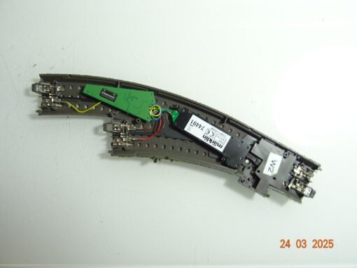 Märklin H0 24671 Bogenweiche links mit Antrieb u. Decoder siehe Foto CK6922 o. – Bild 3
