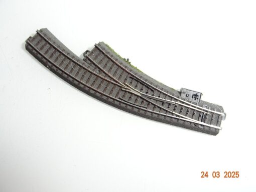 Märklin H0 24671 Bogenweiche links mit Antrieb u. Decoder siehe Foto CK6922 o.