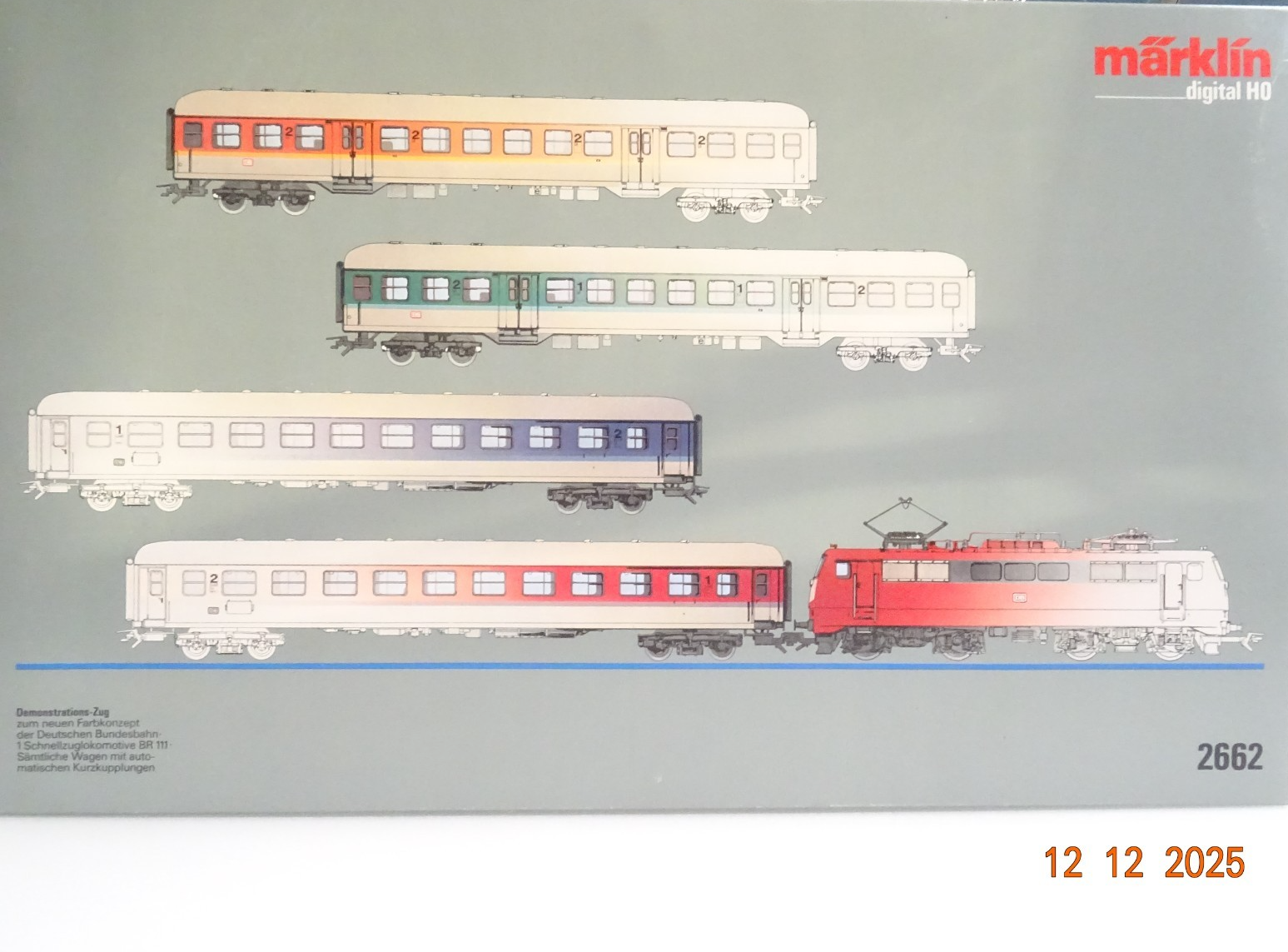 Märklin H0 2662 Demonstrations-Zug 5tlg. der DB Digital in OVP JL5003 – Bild 3