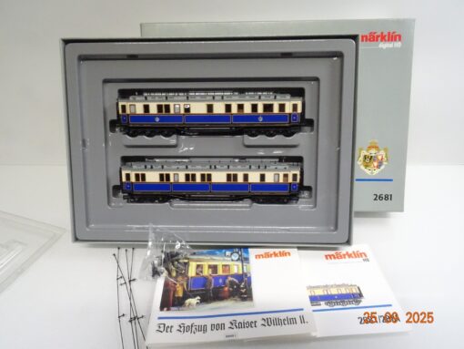 Märklin H0 2681 / 89264 Hofzug Kaiser Wilhelm 2tlg. in OVP JL3164