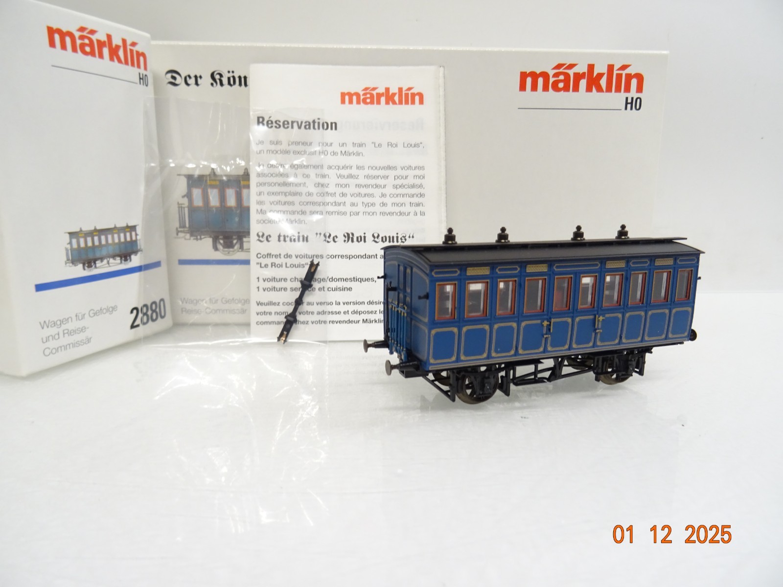 Märklin H0 2880 89281 König-Ludwig-Zug Wagen für Gefolge etc. in OVP JL4790