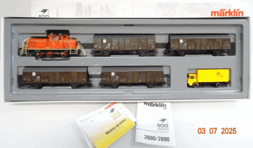 Märklin H0 2890 Güterzug 6tlg. der DBP in OVP JL1161