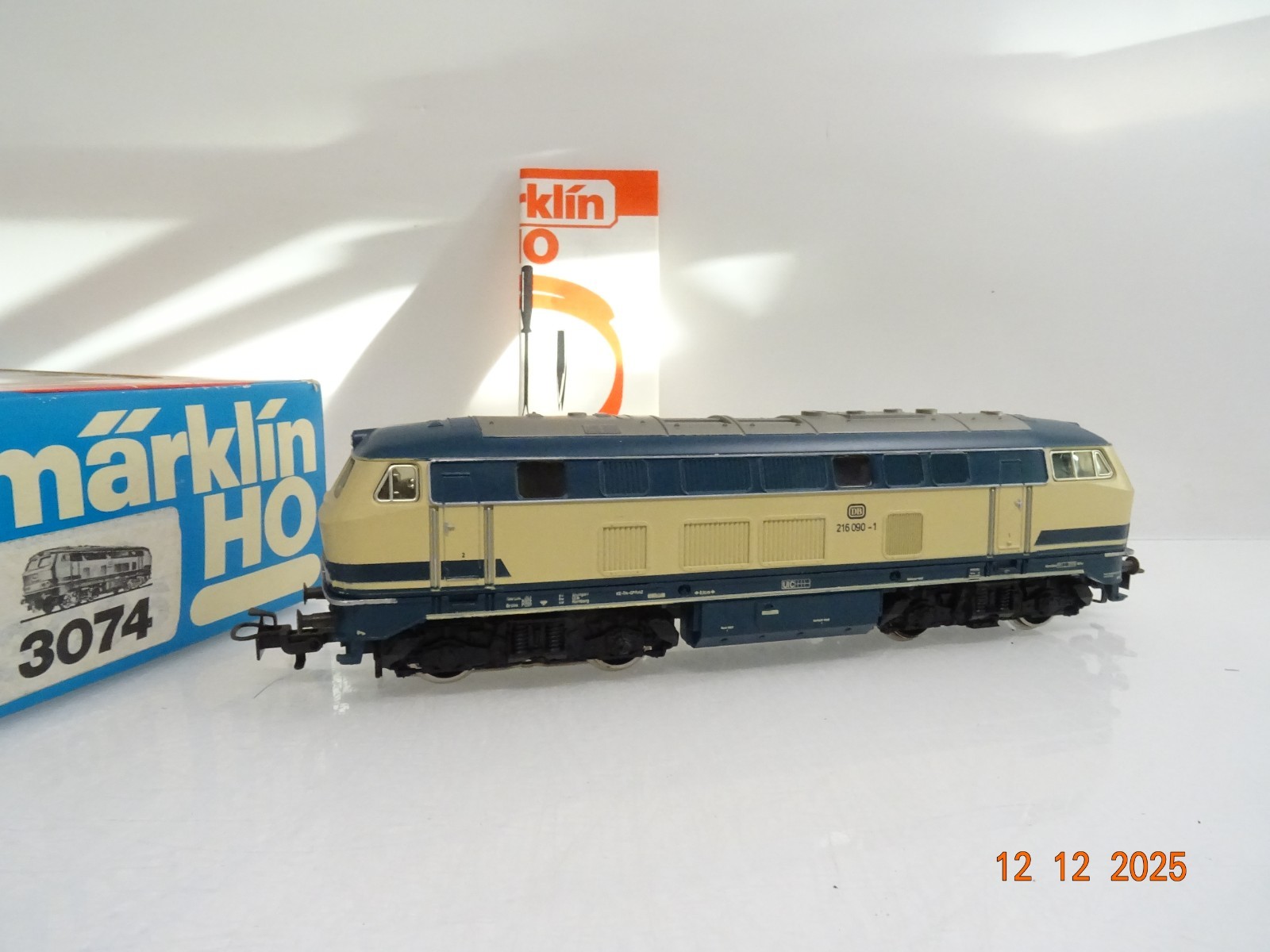 Märklin H0 3074 Diesellok BR 216 090-1 der DB in OVP JL5019