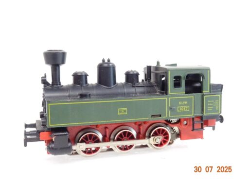 Märklin H0 3087 Dampflok grün schwarz Klvm JL1995 o.