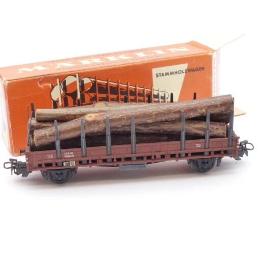 Märklin H0 313/2 Stammholzwagen / Rungenwagen in OVP RI7255