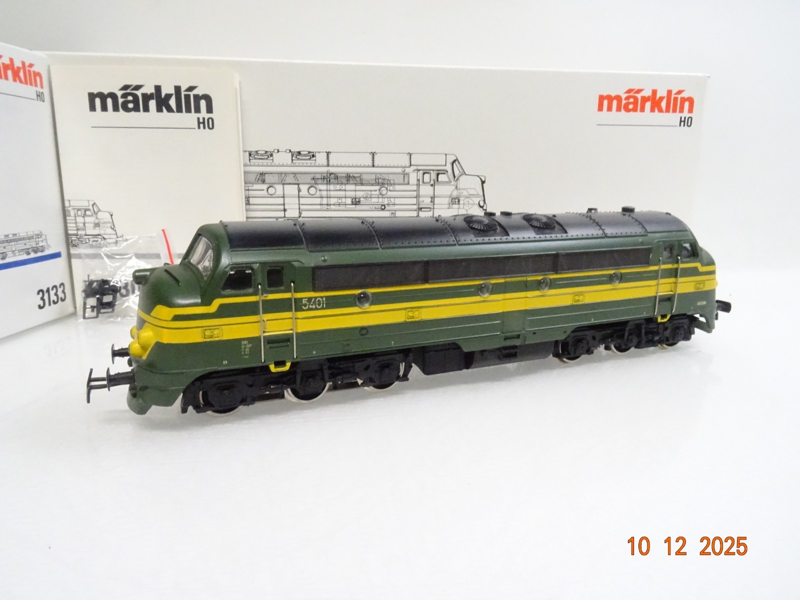 Märklin H0 3133 Belgien Diesellok 5401 der SNCB in OVP JL4989