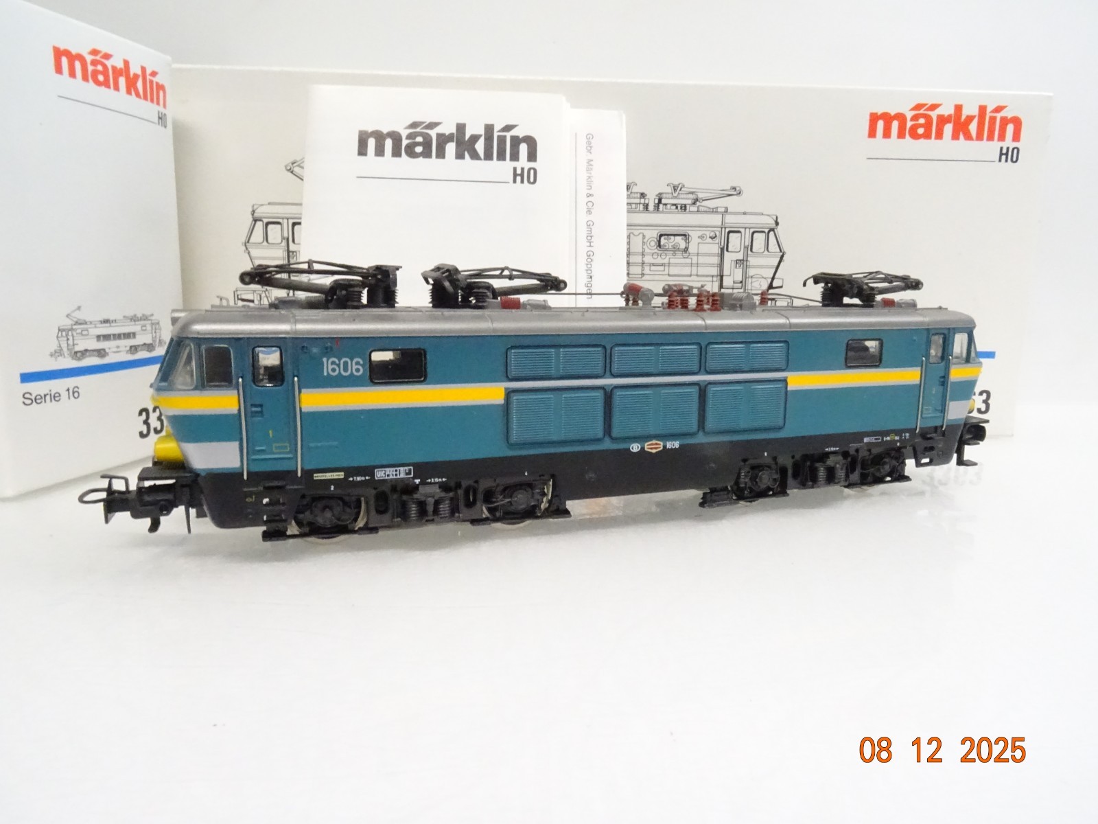 Märklin H0 3363 Belgien E-Lok 1606 der SNCB in OVP JL4915