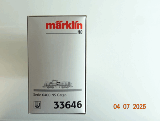 Märklin H0 33646 Diesellok 6400 NS Cargo Leerverpackung siehe Foto CK9340