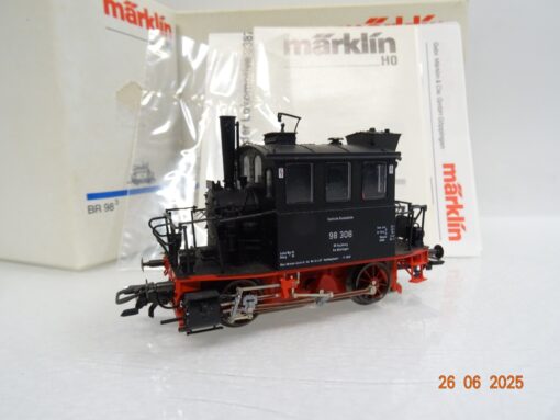 Märklin H0 3387 Dampflok BR 98 308 Glaskasten der DB in OVP JL1090