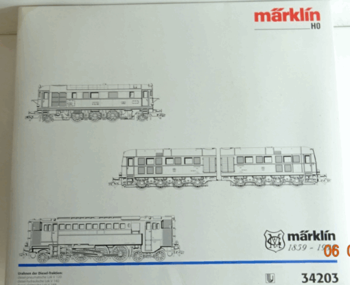 Märklin H0 34203 Leerverpackung 1 Stück siehe Foto PK365