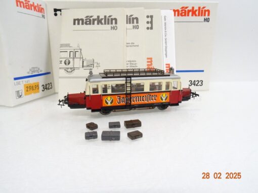 Märklin H0 3423 Schienenbus LSE T 141 Jägermeister Delta in OVP LE9035