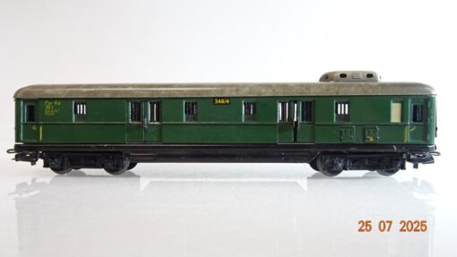 Märklin H0 346/4 Gepäckwagen Blech PR9273 o.