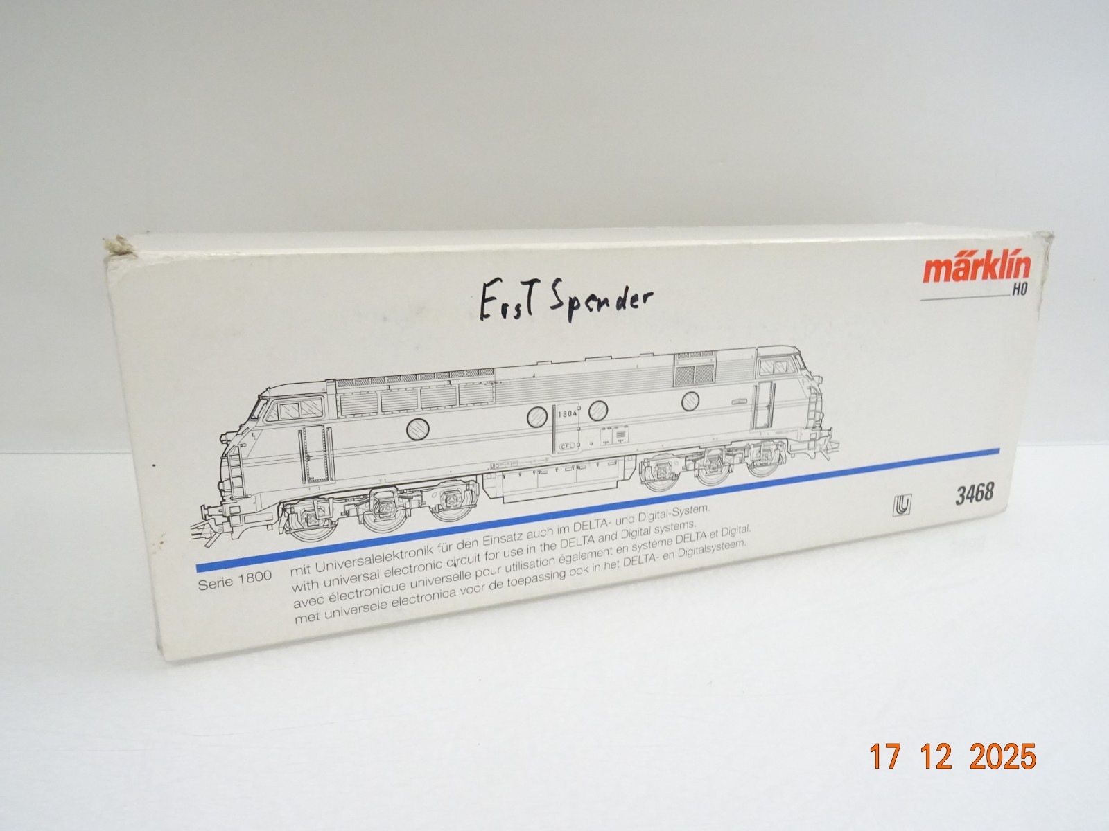 Märklin H0 3468 Luxemburg Diesellok Serie 1804 der CFL Delta in OVP JL5174 – Bild 6