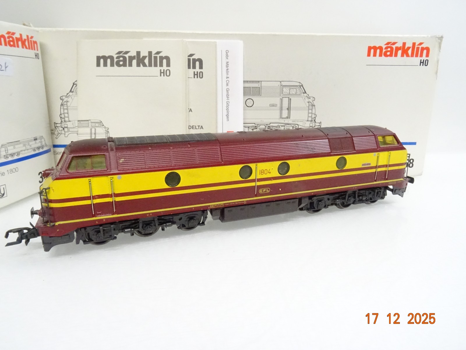 Märklin H0 3468 Luxemburg Diesellok Serie 1804 der CFL Delta in OVP JL5174