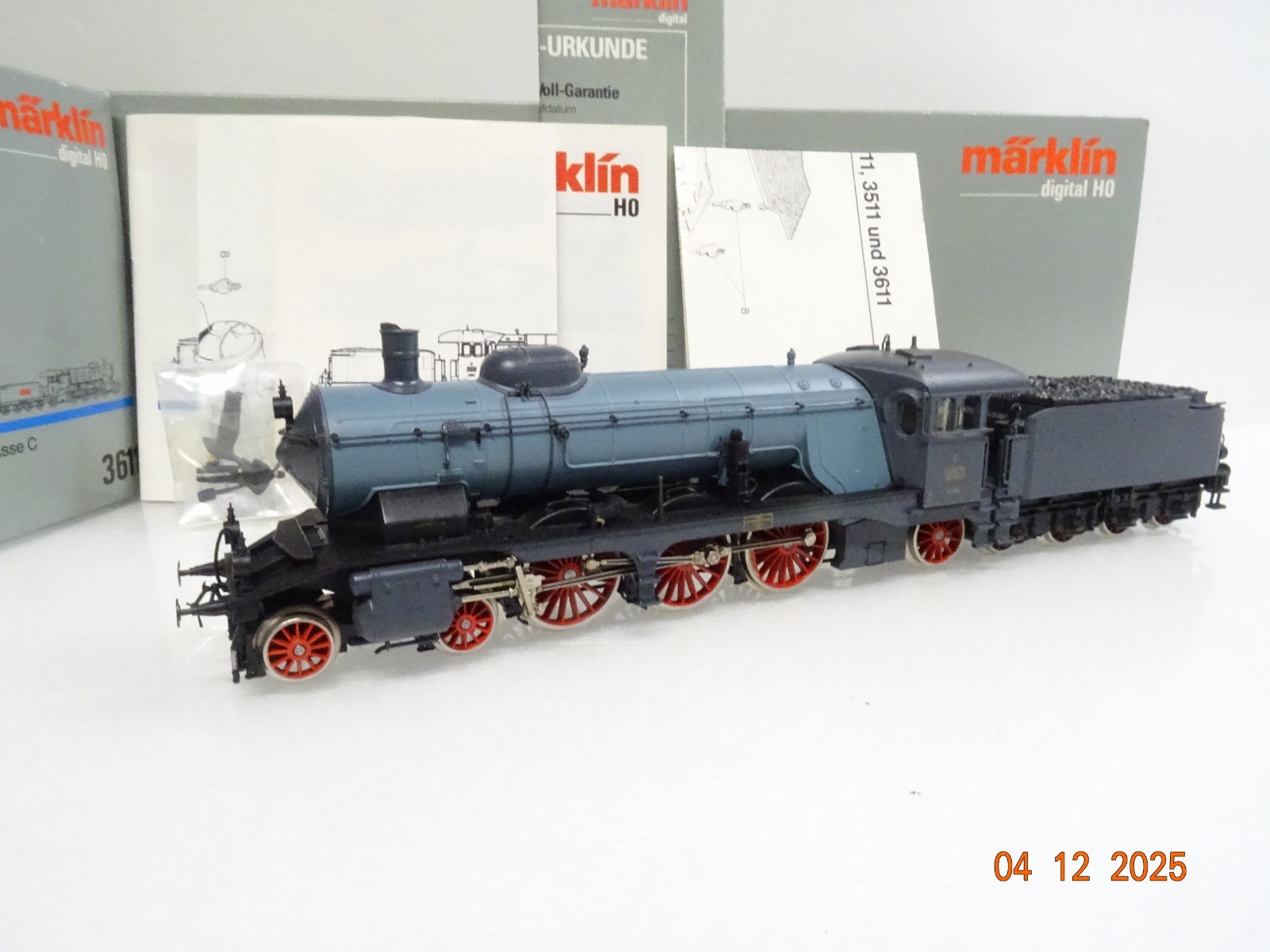 Märklin H0 3611 Dampflok Klasse C 2007 der K.W.St.E. in OVP JL4865